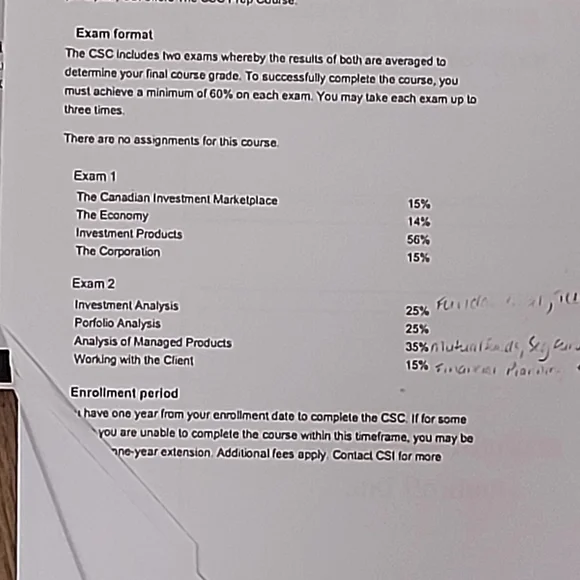Canadian Securities Course Material - Picture 2 of 7